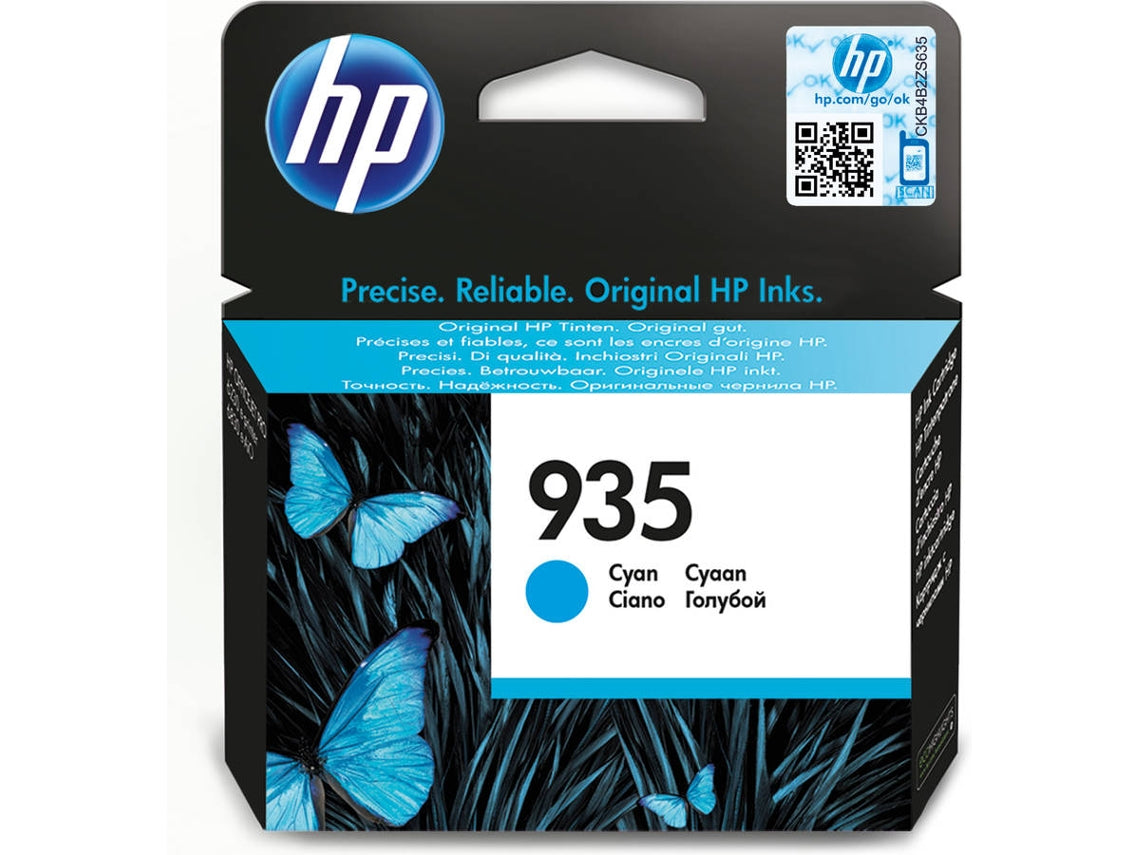 HP 935 - Cyan Blue - Genuine - Ink Cartridge - for Officejet 6812, 6815, 6820, Officejet Pro 6230, 6230 ePrinter, 6830