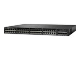 Cisco Catalyst 3650-48FD-L - Switch - Administered - 48 x 10/100/1000 (PoE+) + 2 x 10 Gigabit SFP+ - desktop, rail mountable - PoE+ (775W) (WS-C3650-48FD-L)