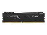 HyperX FURY - DDR4 - kit - 32 GB: 2 x 16 GB - DIMM de 288 pines - 3200 MHz / PC4-25600 - CL16 - 1,35 V - sin búfer - sin ECC - negro