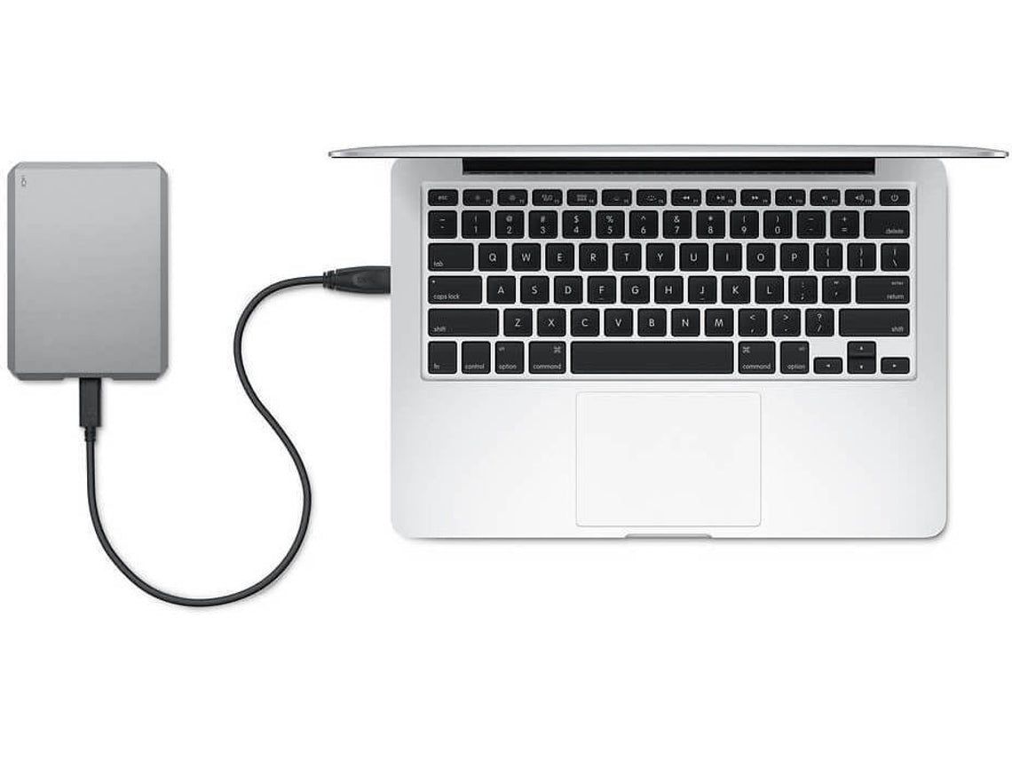 LaCie Mobile Drive STHG4000402 - Disco duro - 4 TB - Externo (portátil) - USB 3.1 Gen 2 (conector USB C) - Gris espacial