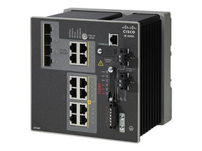 Cisco Industrial Ethernet 4000 Series - Interruptor - Administrado - 4 x 10/100 + 4 x 10/100 (PoE+) + 4 x combo Gigabit SFP - montável em trilho DIN - PoE+ - DC power - Compatível com TAA (IE-4000-4T4P4G-E)