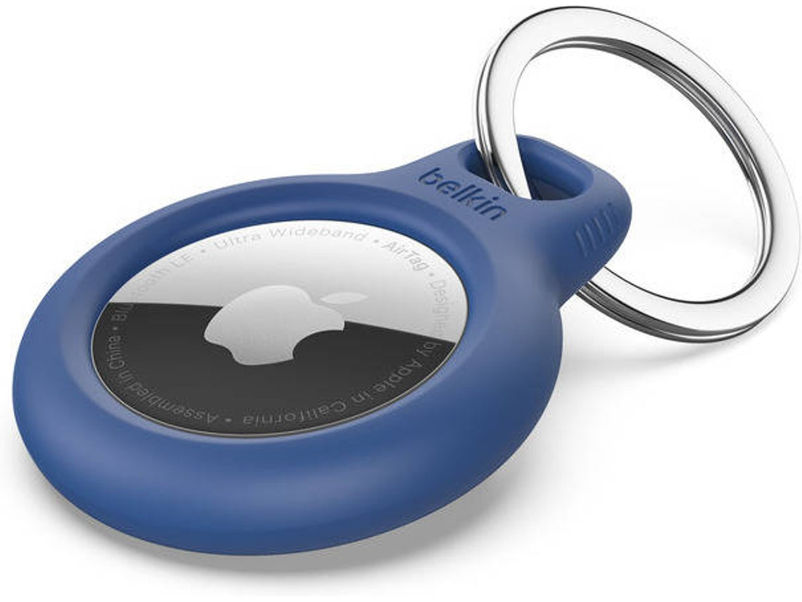 Belkin - Suporte de segurança para etiqueta Bluetooth anti-perda - azul - para Apple AirTag