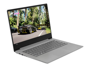 Lenovo IdeaPad 330S-14IKB 81F4 - Intel Core i3 8130U / 2.2 GHz - Win 10 Home 64-bit - UHD Graphics 620 - 4 GB RAM - 256 GB SSD - 14" IPS 1920 x 1080 (Full HD) - Wi-Fi 5 - platinum gray - kbd: English