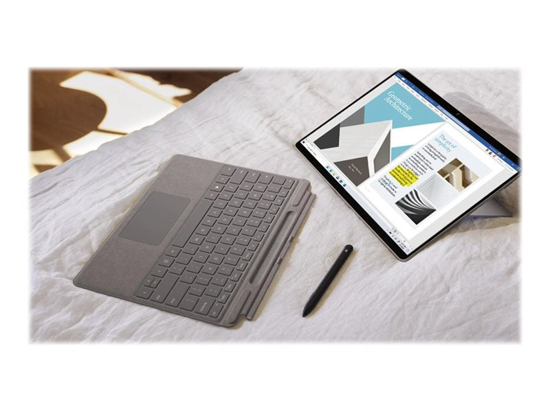 Microsoft Surface Pro X - Tablet - SQ1 3 GHz - Win 10 Pro - Qualcomm Adreno 685 - 16 GB RAM - 256 GB SSD - Pantalla táctil 13" 2880 x 1920 - Wi-Fi 5 - 4G LTE-A Pro - negro mate - comercial