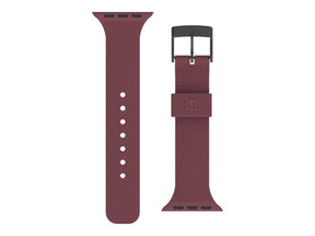 [U] Apple Watch Band 41mm/40mm/38mm, Series 7/6/5/4/3/2/1/SE - Aubergine Silicone - Smart Watch Watch Strap - Aubergine - for Apple Watch (38mm, 40mm )