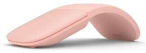 Microsoft Arc Mouse - Mouse - optical - 2 buttons - wireless - Bluetooth 4.1 LE - soft pink