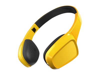 Energy Headphones 1 - Auriculares supraaurales con micrófono - In-Ear - Con cable - Conector de 3,5 mm - Aislamiento de ruido - Amarillo