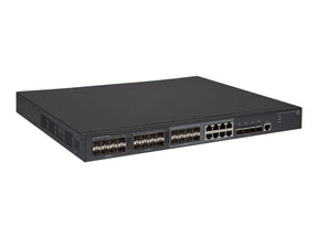 HPE 5130-24G-SFP-4SFP+ EI - Conmutador - L3 - Gestionado - 24 x Gigabit SFP + 8 x 10/100/1000 compartidos + 4 x 10 Gigabit Ethernet / 1 Gigabit Ethernet SFP+ - montaje en riel (JG933A)