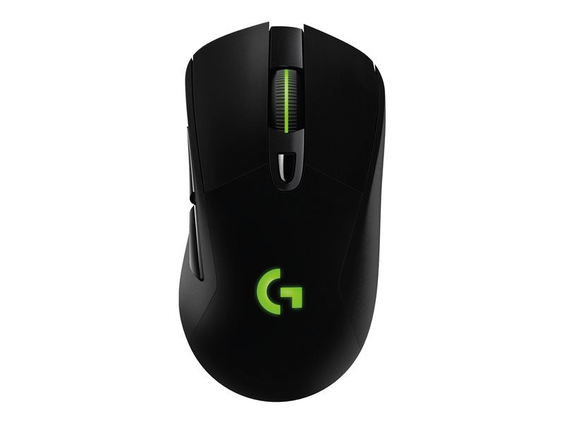 Logitech Wireless Gaming Mouse G703 LIGHTSPEED with HERO 16K Sensor - Mouse - optical - 6 buttons - wireless, wired - USB, LIGHTSPEED - Logitech LIGHTSPEED receiver (910-005640)