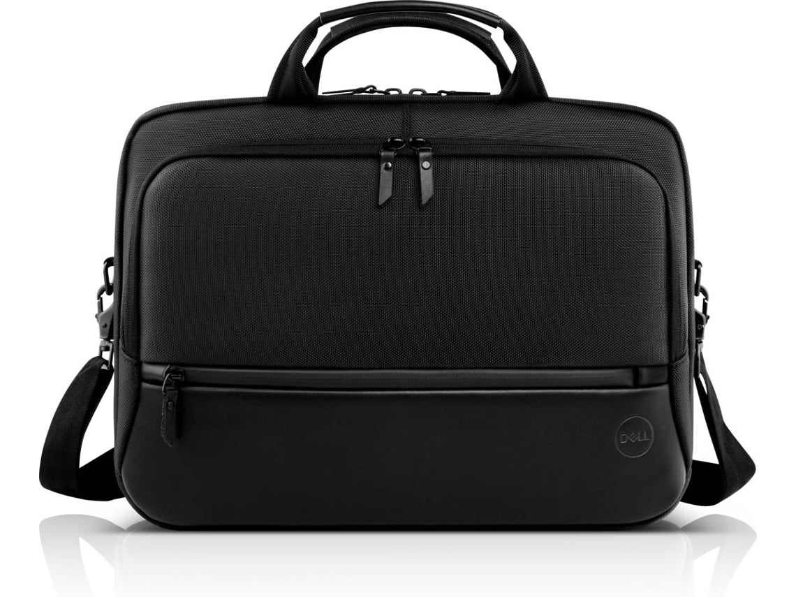 Dell Premier Briefcase 15 - Estojo para notebook - 15" - preto com logótipo de metal - para Latitude 54XX, 55XX, 74XX, Precision 35XX, 55XX, 75XX, Vostro 15 3510, 15 7510