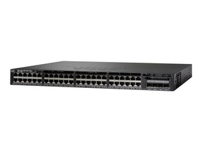 Cisco Catalyst 3650-48PS-L - Switch - Managed - 48 x 10/100/1000 (PoE+) + 4 x SFP - desktop, rail mountable - PoE+ (390W) (WS-C3650-48PS-L)