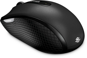 Microsoft Wireless Mobile Mouse 4000 - Rato - destros e canhotos - óptico - 4 botões - sem fios - 2.4 GHz - receptor sem fio USB - grafite