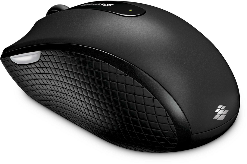 Microsoft Wireless Mobile Mouse 4000 - Mouse - left and right handed - optical - 4 buttons - wireless - 2.4 GHz - USB wireless receiver - graphite