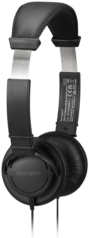 Kensington USB Hi-Fi Headphones - On-Ear Headphones with Microphone - In-Ear - With Cable - USB