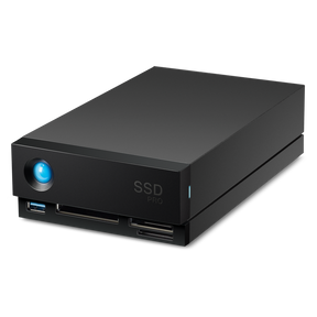 LaCie 1big Dock SSD Pro STHW2000800 - Matriz de disco rígido - 2 TB - 1 baias - SSD 2 TB x 1 - USB 3.1, Thunderbolt 3 (externo) - com Plano de Serviço de Recuperação de Dados de Resgate de 5 anos