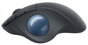 Logitech ERGO M575 for Business - Trackball - para direita - óptico - 5 botões - sem fios - Bluetooth - recetor USB Logitech Logi Bolt - grafite