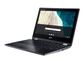 Acer Chromebook Spin 511 R752T-C92Y - Diseño invertido - Intel Celeron N4020 / 1.1 GHz - Chrome OS - UHD Graphics 600 - 4 GB de RAM - 32 GB eMMC - Pantalla táctil de 11,6" AHVA 1366 x 768 (HD) - Wi-Fi 5 - esquisto negro - kbd: español (NX.HPWEB.008?ACER)