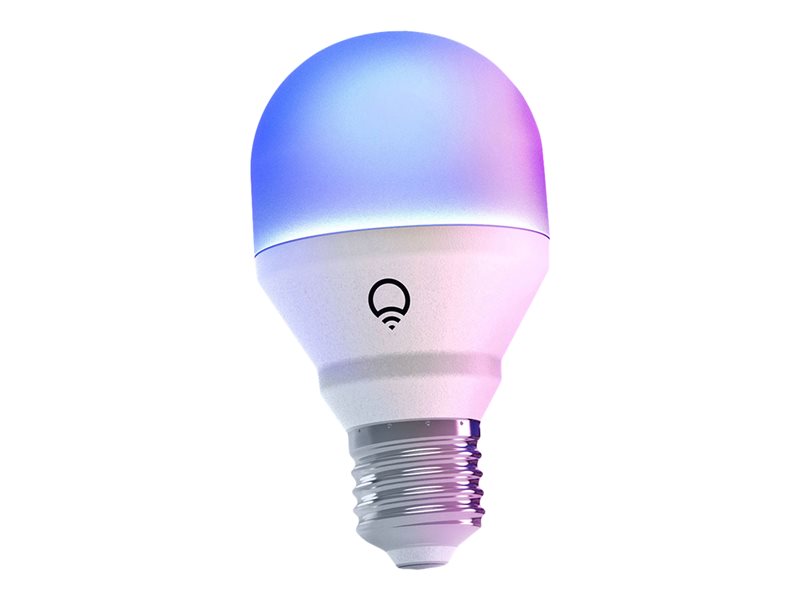 LIFX Color - Bombilla LED - forma: A60 - E27 - 9 W (equivalente a 70 W) - clase E - multicolor/luz blanca cálida a fría - 1500-9000 K - blanca (pack de 2)