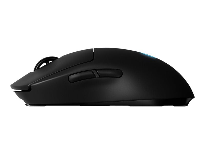 Logitech G Pro - Rato - destros e canhotos - óptico - 8 botões - sem fios - LIGHTSPEED - recetor Logitech LIGHTSPEED - sudário (910-005975)