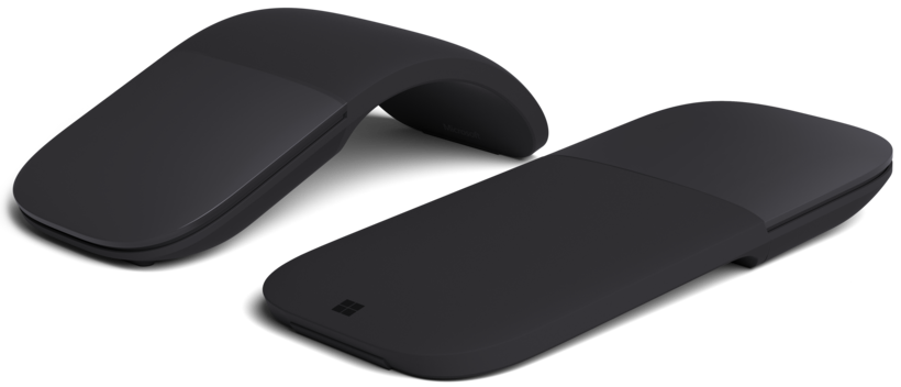 Microsoft Arc Mouse - Ratón - óptico - 2 botones - inalámbrico - Bluetooth 4.1 LE - negro