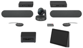 Logitech Room Solutions with Intel NUC for Zoom include everything you need to build out conference rooms with one or two displays. The 'Large' bundle comes pre-configured with a i5 11th Gen mini PC, Windows 10 IOT Enterprise, a PC mount with cable r