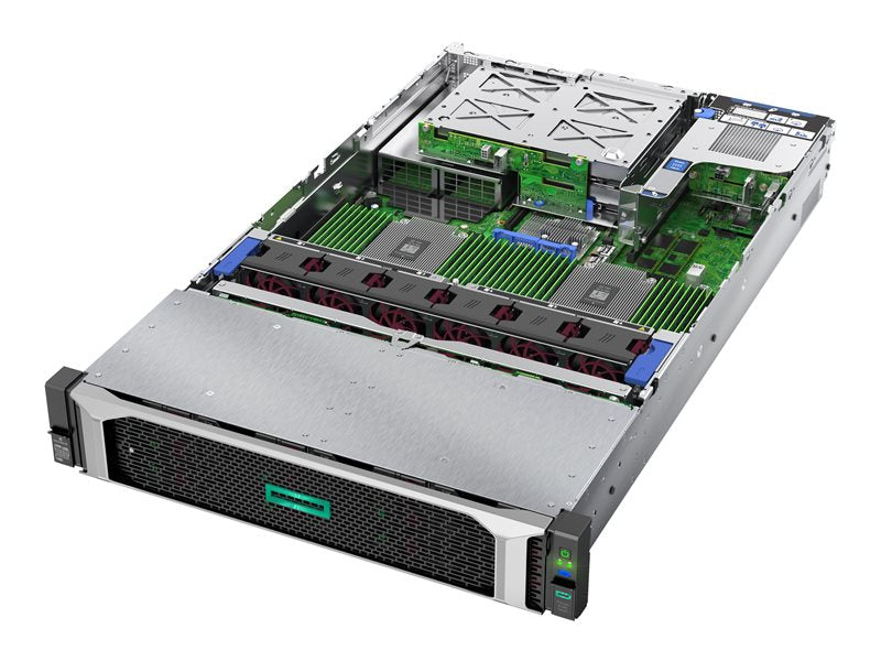 HPE ProLiant DL385 Gen10 Performance - Server - rack mountable - 2U - 2-way - 1 x EPYC 7302 / 3 GHz - RAM 16 GB - SAS - hot-swap 2.5" bay(s) - no HDD - GigE - no OS - no monitor