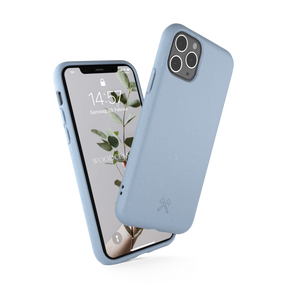 Capa Bio Antimicrobial WOODCESSORIES Purple Blue/Biomaterial para iPhone 11/Xr
