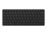 Microsoft Designer Compact - Teclado - sem fios - Bluetooth 5.0 - preto opaco