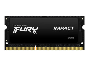 Kingston FURY Impact - DDR3L - módulo - 8 GB - SO DIMM 204-pinos - 1866 MHz / PC3L-14900 - CL11 - 1.35 / 1.5 V - unbuffered - sem ECC - preto