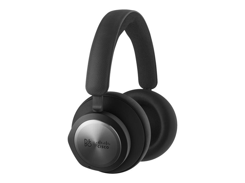 Bang &amp; Olufsen Cisco 980 - Headphones - Full Size - Bluetooth - Wireless, w/ Cable - Active Noise Cancellation - 3.5mm Jack, USB-A - Anthracite Black - Cisco Webex Certified - for Cisco IP Phone 8800, Webex Desk Pro Series