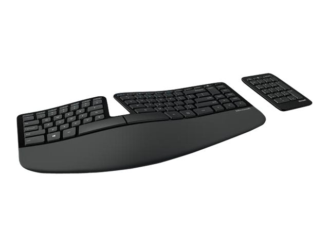 Microsoft Sculpt Ergonomic Keyboard para empresas - Juego de teclado - Inalámbrico - 2,4 GHz - Inglés