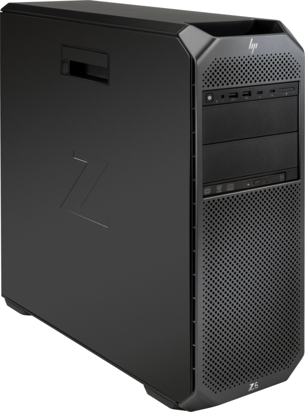 HP Workstation Z6 G4 - Torre - 4U - 1 x Xeon Silver 4208 / 2.1 GHz - vPro - RAM 32 GB - SSD 1 TB - HP Z Turbo Drive, TCG Opal Encryption 2, NVMe, TLC - sem controlador de imagem - GigE - Win 10 Pro para Estações de Trabalho Nível 7 64 bits (inclui Li
