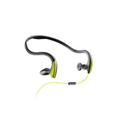 Energy Earphones Running One - Sport - auriculares internos con micrófono - ear bud - montaje debajo del cuello - con cable - conector de 3,5 mm - verde neón - para Phone Max 4G