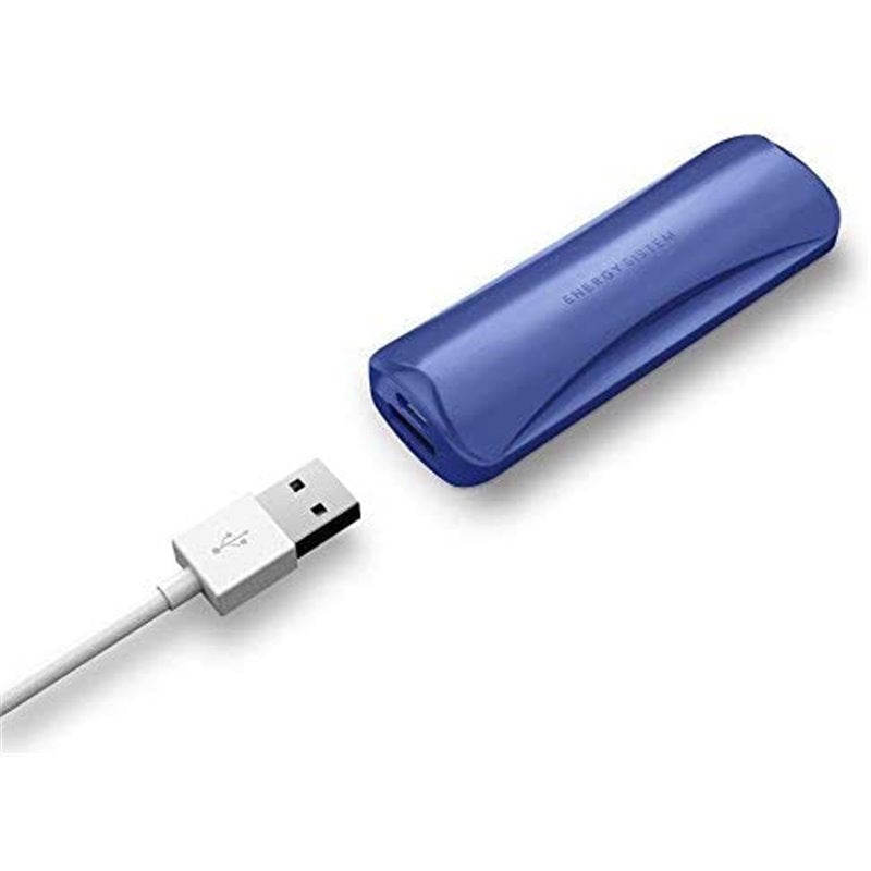 Energy Extra Battery 2200 - Portable Charger - 2200 mAh - 1 A (USB) - On Cable: Micro-USB, USB-C - Navy Blue