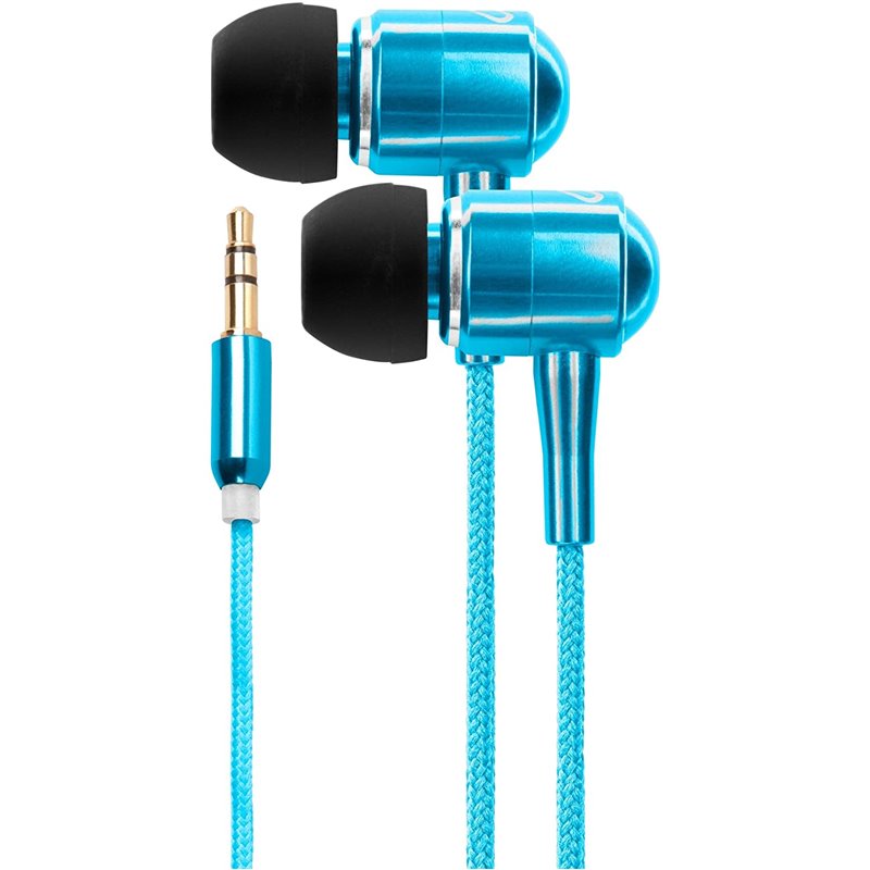 Energy Earphones Urban 2 - Auriculares intrauditivos - In-Ear - Con cable - Conector de 3,5 mm - Azul cian