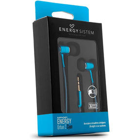 Energy Earphones Urban 2 - In-Ear Headphones - In-Ear - With Cable - 3.5mm Jack - Blue Cyan