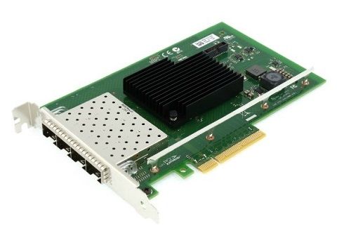 Intel Ethernet Converged Network Adapter X710-DA4 - Network Adapter - PCIe 3.0 x8 - 10 Gigabit SFP+ x 4 (EX710DA4FHG1P5)