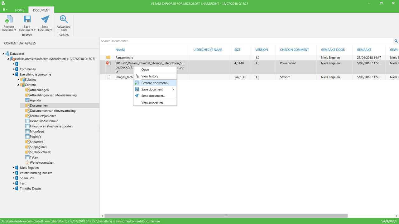 Veeam Backup para Microsoft 365 - 10 a 500 Licenças - 1, 3 ou 5 Anos