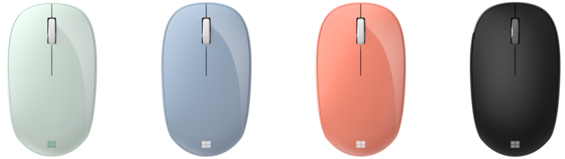 Microsoft Bluetooth Mouse - Mouse - optical - 3 buttons - wireless - Bluetooth 5.0 LE - mint