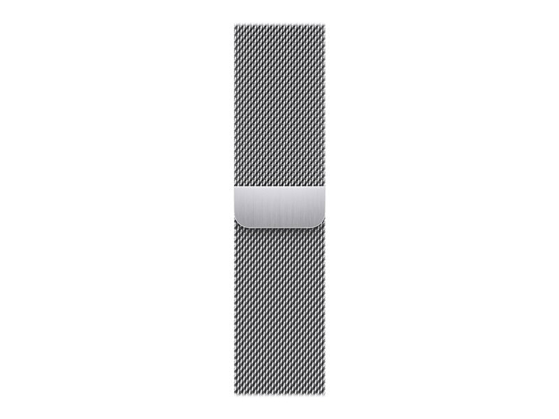 Apple Watch Series 7 GPS + Cellular, 41mm Silver Stainless Steel Case with Silver Milanese Loop