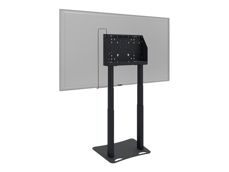 SmartMetals - Platform - motorized - for touch screen - anti-collision - black - screen size: up to 86" - mounting interface: up to 800 x 600 mm - independent