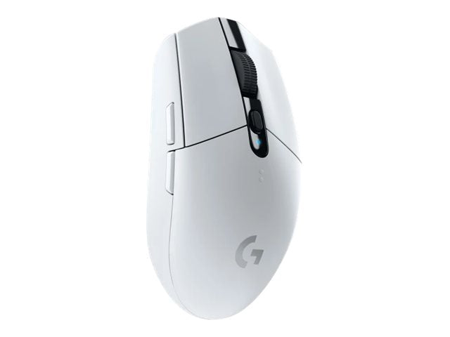 Logitech G G305 - Ratón - óptico - 6 botones - inalámbrico - LIGHTSPEED - Receptor inalámbrico USB - blanco