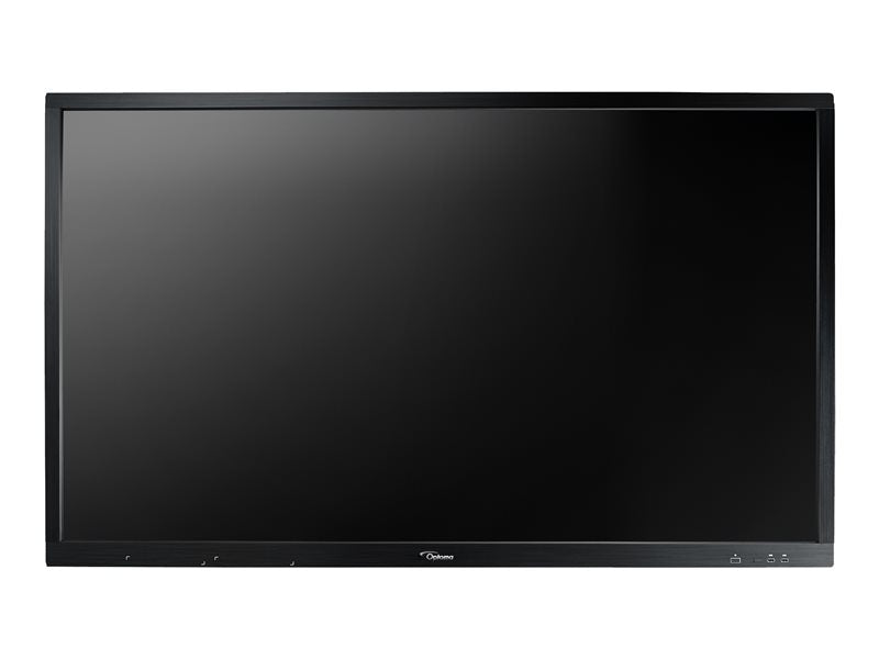 Optoma OP651RK+ - 65" Diagonal Class LCD display with LED backlight - interactive - with built-in PC and touchscreen (multi touch) - 4K UHD (2160p) 3840 x 2160 - LED direct light - black