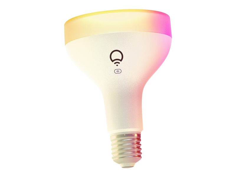 LIFX Nightvision - Lâmpada LED - forma: BR30 - E27 - 11.5 W (equivalente 75 W) - classe F - luz multicolor/quente para branco frio - 1500-9000 K - branco