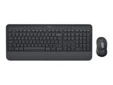 Logitech Signature MK650 Combo for Business - Conjunto de teclado e rato - sem fios - Bluetooth LE - QWERTY - Russo - grafite