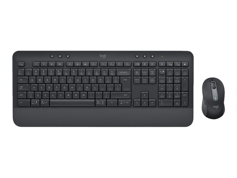 Logitech Signature MK650 Combo for Business - Keyboard and Mouse Set - Wireless - Bluetooth LE - QWERTY - Russian - Graphite