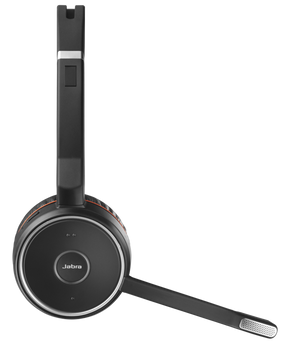 Jabra Evolve 75 UC Stereo - Auscultadores - no ouvido - bluetooth - sem fios - cancelamento de ruído activo - USB