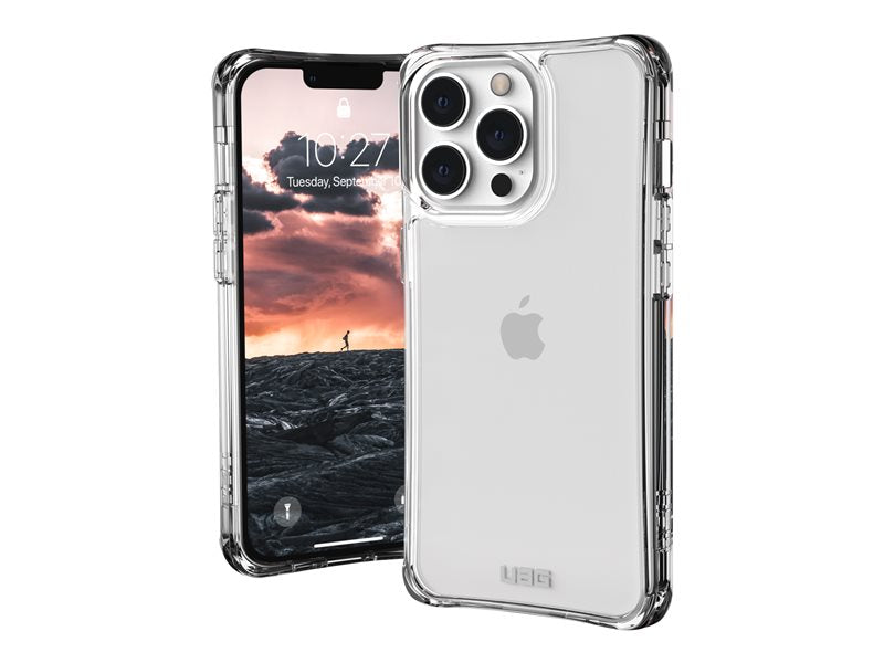 UAG Rugged Case for iPhone 13 Pro 5G [6.1-inch] - Plyo Ice - Tampa posterior para telemóvel - compatibilidade MagSafe - translúcido, gelo - 6.1" - para Apple iPhone 13 Pro