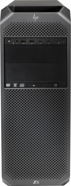 HP Workstation Z6 G4 - Torre - 4U - 1 x Xeon Silver 4208 / 2.1 GHz - vPro - RAM 32 GB - SSD 1 TB - HP Z Turbo Drive, TCG Opal Encryption 2, NVMe, TLC - sem controlador de imagem - GigE - Win 10 Pro para Estações de Trabalho Nível 7 64 bits (inclui Li