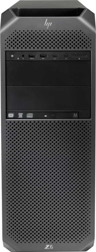 HP Workstation Z6 G4 - Torre - 4U - 1 x Xeon Silver 4208 / 2.1 GHz - vPro - RAM 32 GB - SSD 1 TB - HP Z Turbo Drive, TCG Opal Encryption 2, NVMe, TLC - sem controlador de imagem - GigE - Win 10 Pro para Estações de Trabalho Nível 7 64 bits (inclui Li